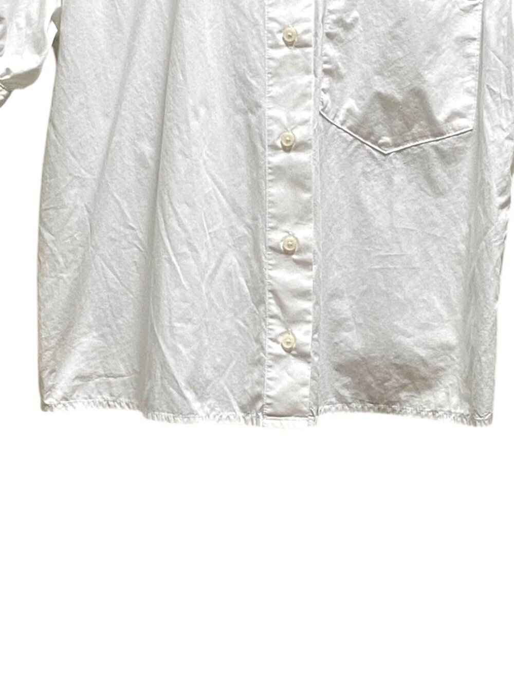 Banana Republic Button Down Shirt White Size S Minimalist Preppy Old Money Cute - Picture 8 of 16